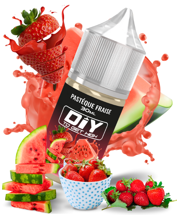 DIY PASTEQUE FRAISE 30ML - DIY 2 GET HIGH