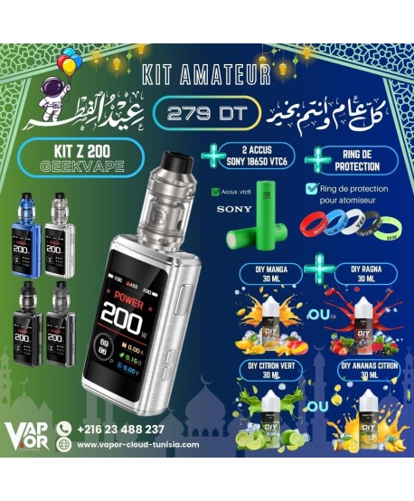 PACK KIT Z200 - PACK AMATEUR AID | Vapor Cloud Tunisia