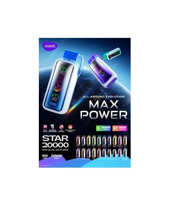STAR 20K 50MG PUFFS - VOZOL