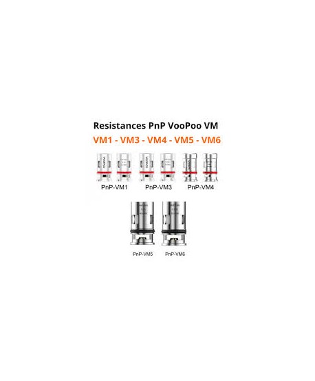 RESISTANCE PnP - VOOPOO| Vapor Cloud Tunisia