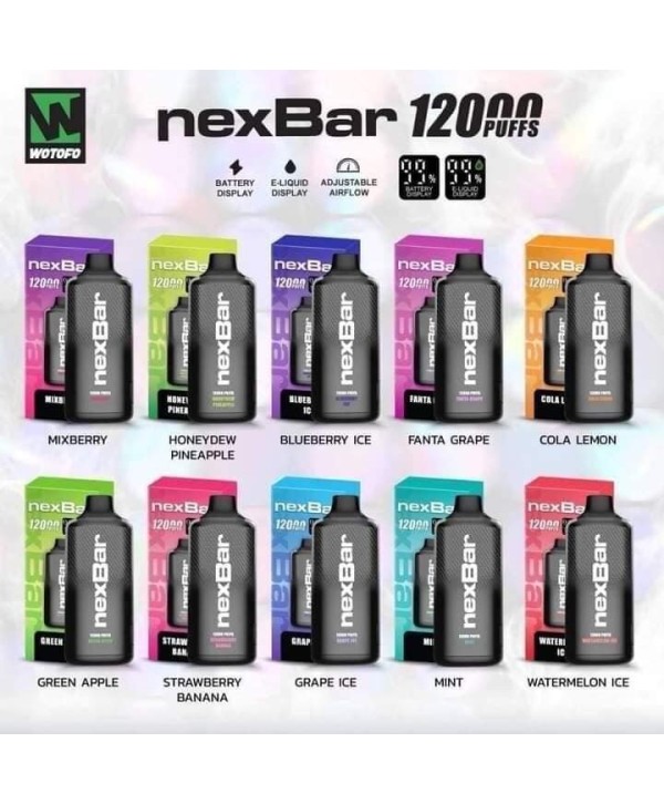 NEXBAR 12K PUFFS - WOTOFO