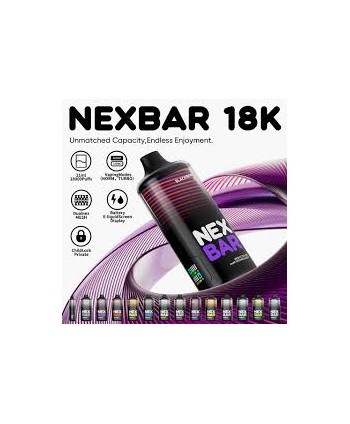 NEXBAR 18K 20MG PUFFS - WOTOFO