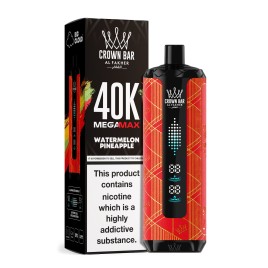CROWN BAR 40K MEGAMAX 6MG - AL FAKHER | Vapor Cloud Tunisia