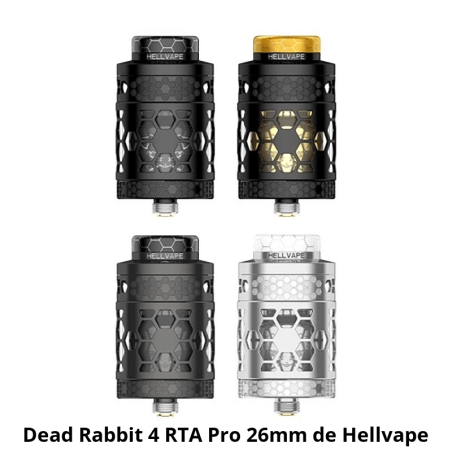 DEAD RABBIT V4 PRO RTA - HELLVAPE | Vapor Cloud Tunisia