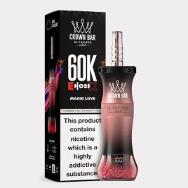 CROWN BAR 60K E-HOSE X 6MG - AL FAKHER | Vapor Cloud Tunisia