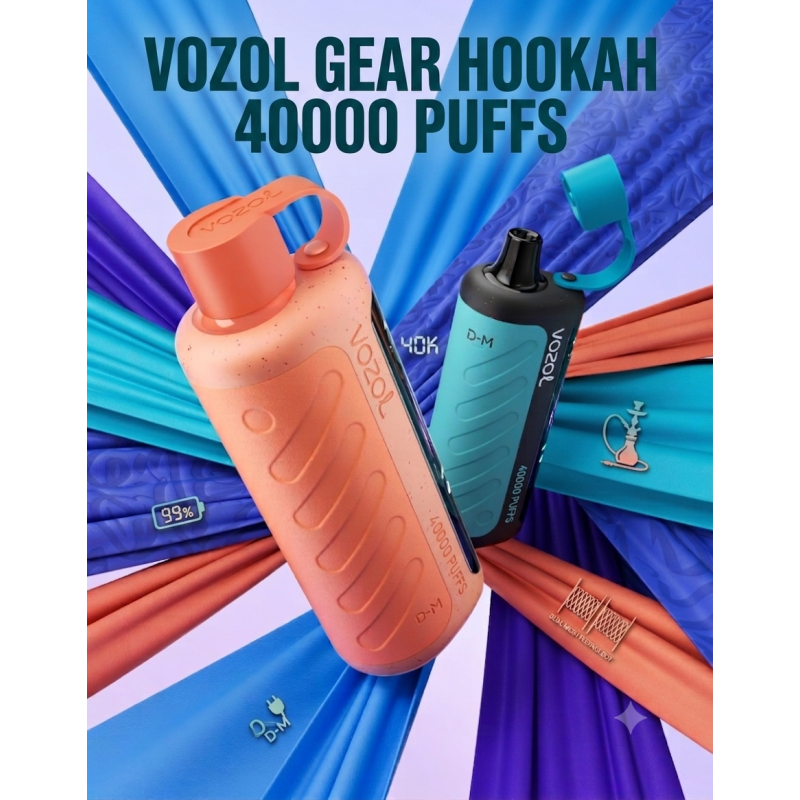 GEAR HOOKAH 40K 5MG - VOZOL