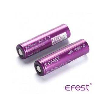 ACCU PURPLE IMR 18650 - 3500mAh - 20A - EFEST |Vapor Cloud Tunisia