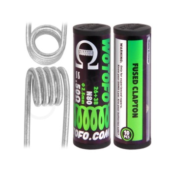 FUSED CLAPTON 0,50OHM COILS - WOTOFO | Vapor Cloud Tunisia