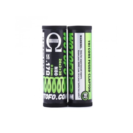 TRI CORE FUSED CLAPTON PREBUILT COILS 0.17ohm - WOTOFO