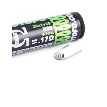 TRI CORE FUSED CLAPTON PREBUILT COILS 0.17ohm - WOTOFO