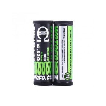 DUAL CORE FUSED CLAPTON PREBUILT COILS 0.62OHM - WOTOFO |