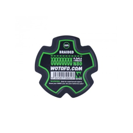 BRAIDED WIRE 20 FEET/SPOOL - WOTOFO