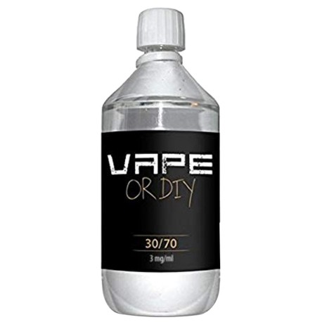 1L Base 30 / 70 3 mg - Vape Or Diy | Vapor Cloud Tunisia