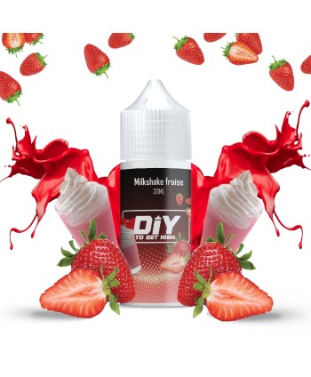 DIY MILKSHAKE FRAISE 30ML - ECO VAPE | Vapor Cloud Tunisia